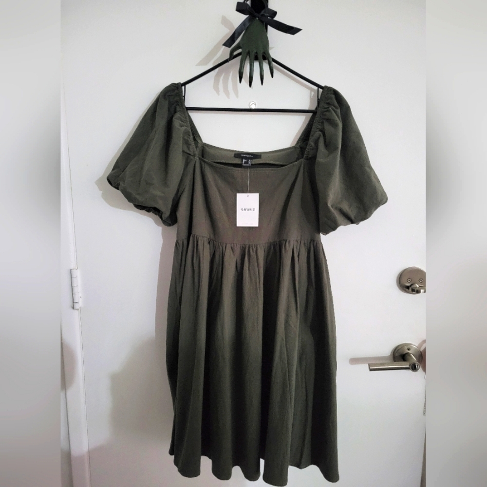 Olive Forever 21+ Dress